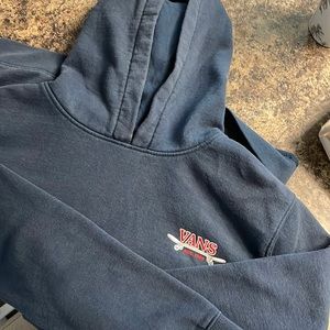 Kids XL Vans Hoodie Sweatshirt Blue